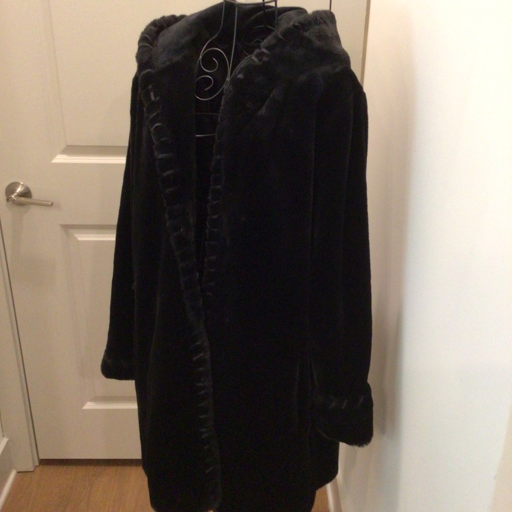 Apostrophe Faux Fur Jacket